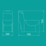 توالت فرنگی والریا