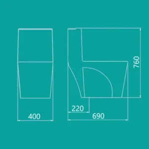 توالت فرنگی آوینا