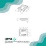 توالت زمینی تخت مروارید مدل رومینا کوچک50