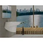 روشویی گلسار مدل الیت با نیم پایه 62