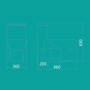 توالت فرنگی لویزا