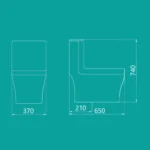 توالت فرنگی مونوبلاک آرتا