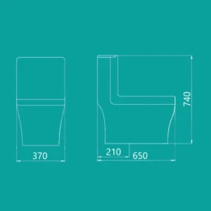 توالت فرنگی مونوبلاک آرتا