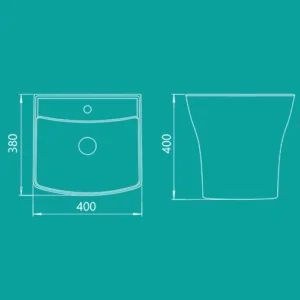 روشویی دیواری ورونیا