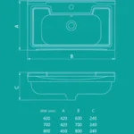 روشویی روکابینتی مگنولیا چینی_کُرد