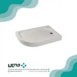زیر دوشی نیمگرد زرین آب 120*80