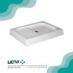 زیر دوشی چهار گوش زرین آب اندازه 80×100