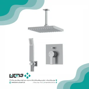 شیر حمام توکار کلار مدل فلت کلاسیک تیپ 3