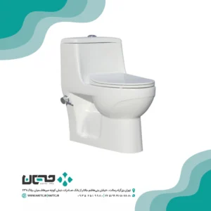 توالت فرنگی گاتریا مدل آیسون یک تکه