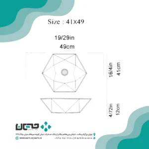 روشویی رو صفحه ای گاتریا مدل میترا (بدون شیر)2