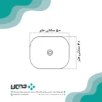 روشویی روصفحه ای گاتریا مدل MG50 شیر سرخود