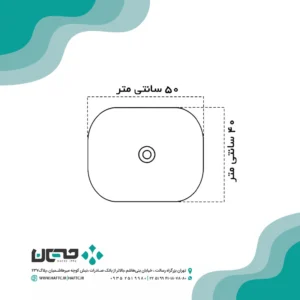 روشویی روصفحه ای گاتریا مدل MG50 شیر سرخود