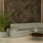 سرامیک عقیق مدل آیدین برگ 120*60 قهوه‌ای نانوپولیش