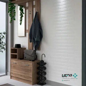 سرامیک عقیق مدل بریک استون 120*40 سفید مات