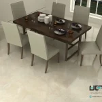 سرامیک عقیق مدل کامو 80*80 کرم براق