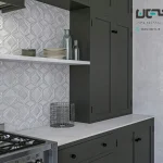 سرامیک عقیق مدل دیمورا 60*30 طوسی تک گل براق