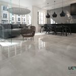 سرامیک عقیق مدل اریک 100*100 طوسی روشن نانو پولیش