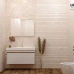 سرامیک عقیق مدل فورتانا 120*40 کرم تیره براق