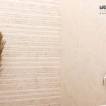 سرامیک عقیق مدل فورتانا 120*40 کرم دکور براق