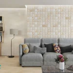 سرامیک عقیق مدل جنسیس 120*40 کرم روشن مات