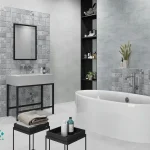 سرامیک عقیق مدل جنسیس 120*40 طوسی دکور اسپشیال مات