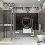 سرامیک عقیق مدل هایوید 120*60 طوسی تیره نانوپولیش