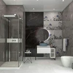سرامیک عقیق مدل هایوید120*60 طوسی روشن نانوپولیش