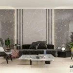سرامیک عقیق مدل هنری 120*60 طوسی نانوپولیش