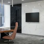 سرامیک عقیق مدل هیسارو  120*60 سفید نانوپولیش