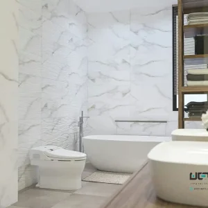 سرامیک عقیق مدل لومان 90*30 تک گل براق