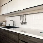 سرامیک عقیق مدل پیکفورد 90*30 کرم تک گل براق