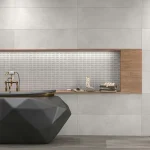 سرامیک عقیق مدل سرجی 90*30 طوسی تک گل مات