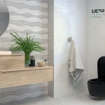 سرامیک عقیق مدل شزنی 90*30 طوسی روشن براق