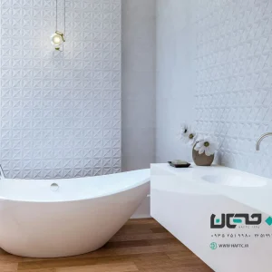 سرامیک عقیق مدل شیمر 60*30 طوسی تک گل براق
