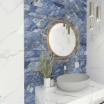 سرامیک عقیق مدل ترانیکو 120*60 آبی دکور نانوپولیش