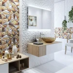سرامیک عقیق مدل وولکانو 90*30 سفید مات