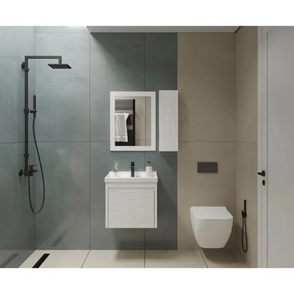 کابینت روشویی بومرنگ مدل Rojina 50 Wave