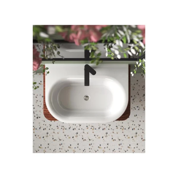 کابینت روشویی بومرنگ مدل Walnut 70