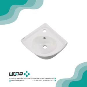 روشویی نیم پایه گوشه ارمیتاژ مدل انیتا