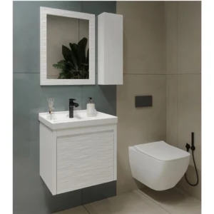 کابینت روشویی بومرنگ مدل Rojina 50 Wave