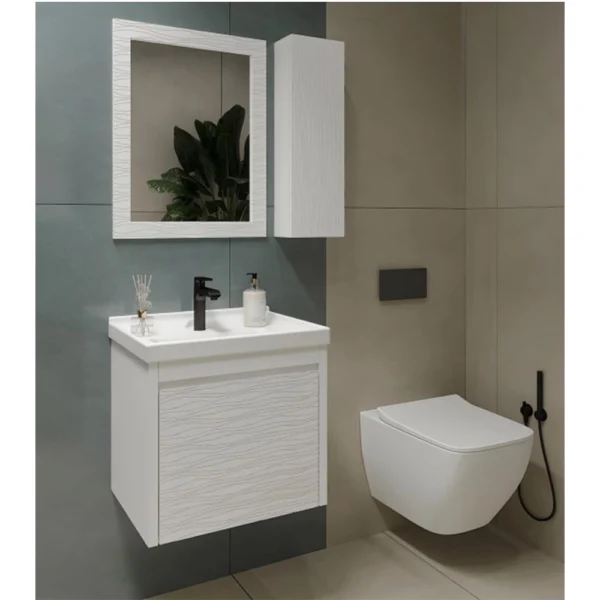 کابینت روشویی بومرنگ مدل Rojina 50 Wave