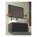 کابینت روشویی بومرنگ مدل Walnut 70