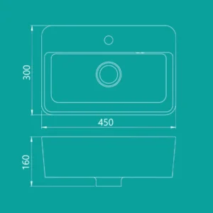 روشویی روکابینتی فیتونیا45