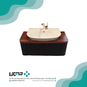 کابینت روشویی بومرنگ مدل Walnut 70