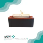 کابینت روشویی بومرنگ مدل Walnut 70