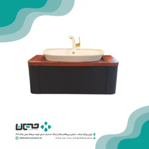 کابینت روشویی بومرنگ مدل Walnut 70