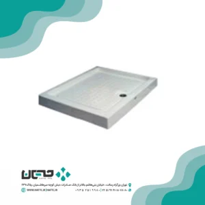زیردوشی دریا وان مدل شقایق چهارگوش 120*90