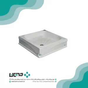 زیردوشی دریا وان مدل نگین 60*60
