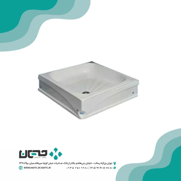 زیردوشی دریا وان مدل نگین 60*60