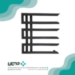 حوله خشک کن لاکچری مشکی مات 3